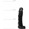 Dilda All Black Realistic Dildo 22 cm