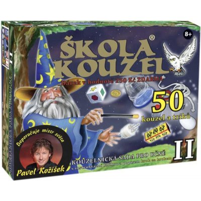 Škola kouzel pro učně 2 kouzelnická sada 50 kouzel a triků + Bonus ZDARMA !