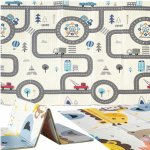 INKA Pěnová hrací deka oboustranná zvířátka ulice – Sleviste.cz