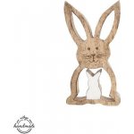 Zajíc dřevo MANGO dekorace v. 12 cm – Hledejceny.cz
