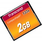 Transcend CompactFlash 2 GB TS2GCF133 – Zboží Mobilmania