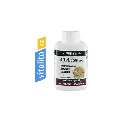 MedPharma CLA 1000 mg konjugovaná kyselina linolová 67 tobolek – Hledejceny.cz