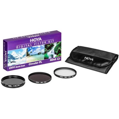 Hoya Filter Kit UV + PL-C + ND 8x 52 mm