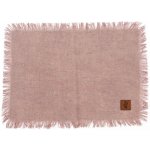 H&L Bavlněné prostírání Edge růžová 45x30cm – Zboží Mobilmania
