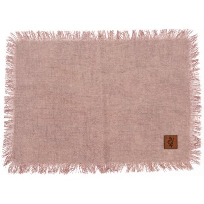 H&L Bavlněné prostírání Edge růžová 45x30cm – Zboží Mobilmania