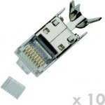 DATACOM konektor RJ45 STP CAT7 (6A) 8p8c s vodiči (10 ks) – Sleviste.cz