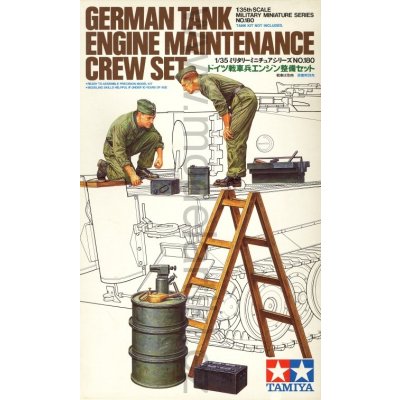 Tamiya German Tank Engine Maintenance Crew Set 1:35