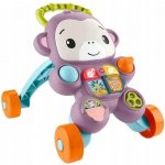 Fisher Price Fialová Opice Chodítko interaktivní odrážedlo – Zboží Mobilmania