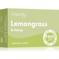 Friendly Soap přírodní mýdlo citronová tráva a konopí 95 g