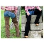 HKM Westernové kožené chapsy – Zboží Dáma