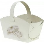 Svatební košíček s ouškem Prstýnky – Zboží Dáma