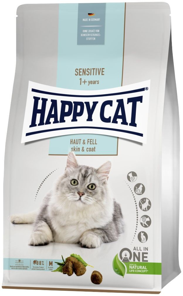 Happy Cat Sensitive Haut & Fell Kůže & srst 4 kg