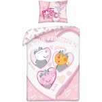 Halantex povlečení Prasátko Peppa Pravá Princezna 9699 40 x 60 cm 100 x 135 cm – Zboží Dáma
