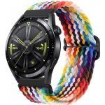 BStrap Elastic Nylon řemínek na Huawei Watch GT 42mm, rainbow SSG025C0202 – Hledejceny.cz