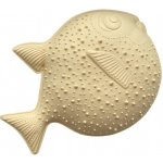 OrtoNature Masážní ortopedická podložka - BALANČNÍ RYBA - měkká smetanová – Zboží Mobilmania