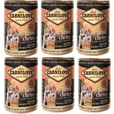 Carnilove Wild Meat Salmon & Turkey Puppies 6 x 400 g – Zbozi.Blesk.cz