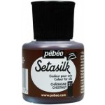 Pébéo Barva na hedvábí Setasilk 45 ml hnědá kaštanová 21 – Zboží Dáma