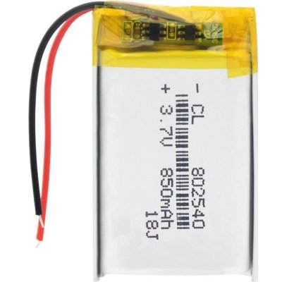 Li-Pol baterie 850mAh, 3.7V, 802540 – Hledejceny.cz