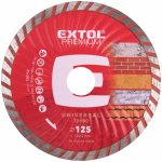 EXTOL PREMIUM 108752 kotouč diamantový řezný, turbo - suché i mokré řezání, O 125x22,2x2mm – Zboží Mobilmania