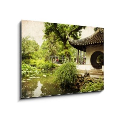 Obraz 1D - 100 x 70 cm - Chinese traditional garden - Suzhou - China Čínská tradiční zahrada – Zboží Mobilmania