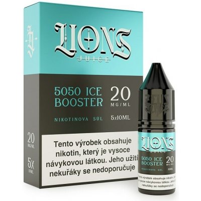Lions Juice Salt Shot ICE 50/50 5x10 ml 20 mg – Zboží Dáma