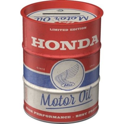 Postershop Plechová kasička barel: Honda Motor Oil – Hledejceny.cz