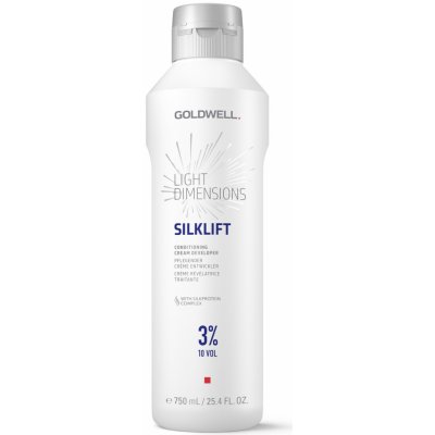 Goldwell Light Dimensions SilkLift Conditioning Cream Developer 10 Vol. 3% 750 ml – Zboží Mobilmania