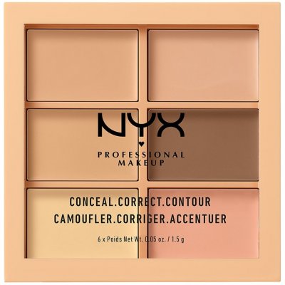 NYX Professional Makeup Conceal Correct Contour Palette paletka 1,5 g – Zbozi.Blesk.cz