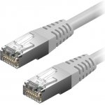 AlzaPower APW-CBP5EF0100Y Patch CAT5E, FTP, 10m, šedý – Zboží Živě