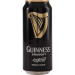 Guinness Draught tmavé nefiltrované 4,2% 0,44 l (plech) – Zboží Dáma