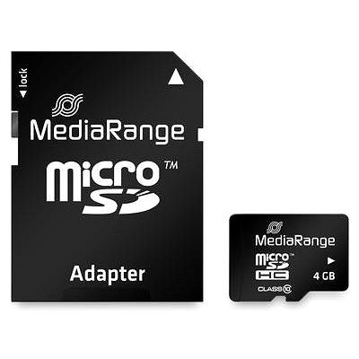 MediaRange microSDHC 4 GB MR956 – Hledejceny.cz