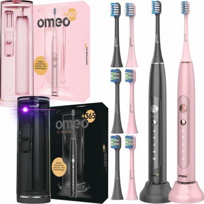 Omeo UV Sanitizer Duo Black/Pink