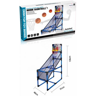 Mamido Mamido Dětský basketbalový koš s konstrukcí a dvěma míči MT1580 – Hledejceny.cz