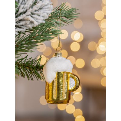 Gilde Vánoční ozdoba Pivní korbel Bierkrug, 8 cm – Hledejceny.cz