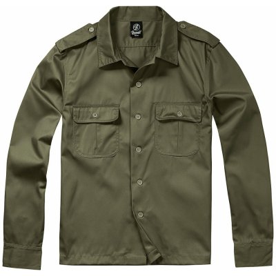 Brandit košile US shirt longsleeve olivová – Hledejceny.cz