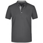 James & Nicholson Elegantní pánská polokošile JN964 Grafitová – Zbozi.Blesk.cz