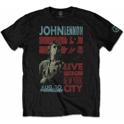 John Lennon tričko Live In NYC – Sleviste.cz