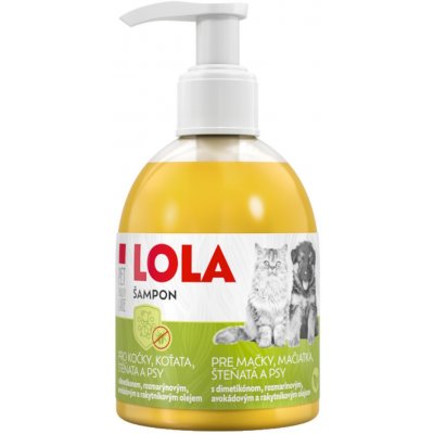 Pet health care LOLA šampon pro kočky koťata štěňata a psy 250 ml – HobbyKompas.cz