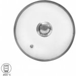 Orion Skleněná poklice 22 cm s nerezovým úchytem – Sleviste.cz