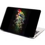 Sablio Samolepka na notebook Barevný papoušek - 29x20 cm – Zboží Živě
