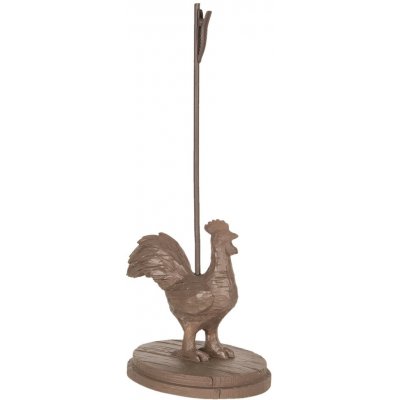 Clayre & Eef Kovový držák na jmenovku s kohoutem - 11*10*29 cm – Hledejceny.cz