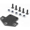 Modelářské nářadí Xray GT GRAPHITE REAR DIFFUSOR ADAPTER PLATE 3.0MM