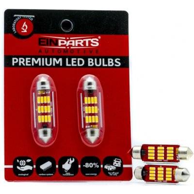 EINPARTS C10W LED žárovky 5000K 12/24V - EPL308 – Hledejceny.cz