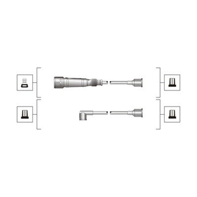 Sada kabelů pro zapalování MAGNETI MARELLI 941319170103 – Hledejceny.cz