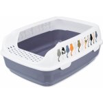 Trixie Delio WC s okrajem a čistícím roštem 38 x 20 x 50 cm – Sleviste.cz