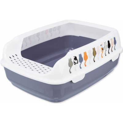 Trixie Delio WC s okrajem a čistícím roštem 38 x 20 x 50 cm – Sleviste.cz