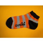 Trepon Nízké bambusové ponožky Kubík oranžová – Zboží Dáma