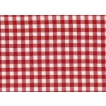 JAN peří Bavlněná látka Kanafas - kostka červeno/bílá - Bavlněná látka Kanafas - kostka červeno/bílá 1 m (140x100 cm) – Zboží Dáma