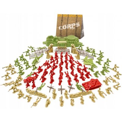 Sada plastových figurek The Corps! - 105 vojáčků pro skvělou zábavu – Sleviste.cz