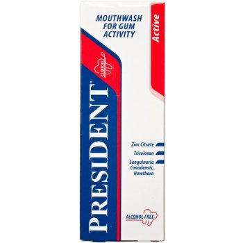 PresiDent Ústní voda Active astringentní antibakteriální 250 ml